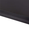 Barkrukje.nl Moderne Hoge Bartafel zwart metaal smal voor binnen met een afmeting 120 x 40 x 100 cm kopen frame